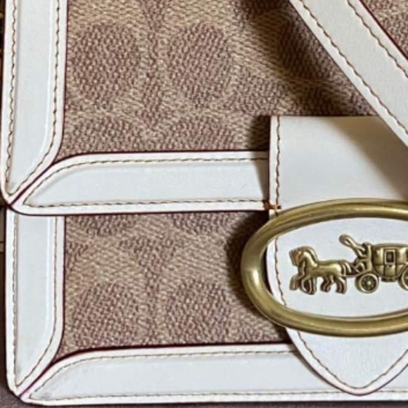 Designer COACH Riley 18 top handle - Picture 4 of 5